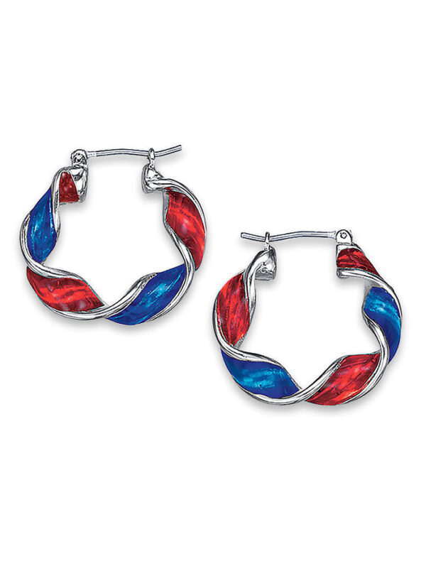 44-1913 A/H  8pc Patriotic Earring Group  (8 Units / $6.00 each) - Image 3