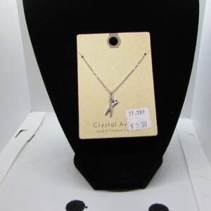 17-799   Scissors Necklace Silver  (1 Unit / $5.00 each)